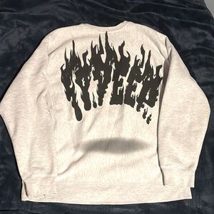 10DEEP GRAPHIC SWEATSHIRT FLAME LOGO SIZE XL